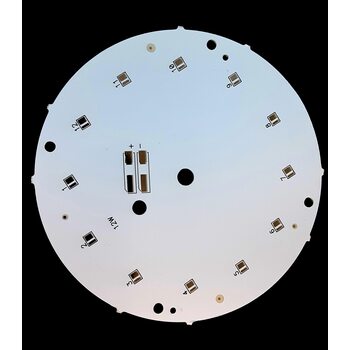 Алюминиевая плата 12W D105x1.2 mono SMD3030