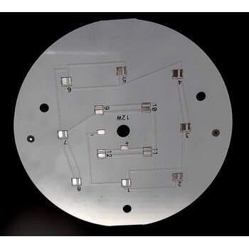 Алюминиевая плата 12W D85x1.2 mono SMD3030