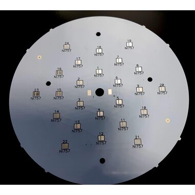 Алюминиевая плата 24W D120x1.2 mono SMD3030