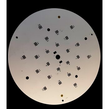 Алюминиевая плата 24W D126x1.2 mono SMD3535