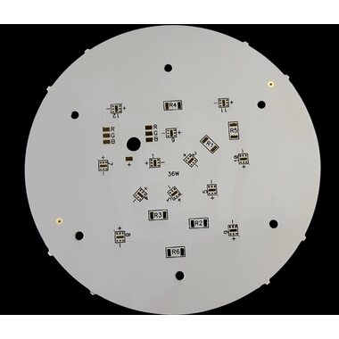 Алюминиевая плата 36W D126x1.2 RGB SMD3535