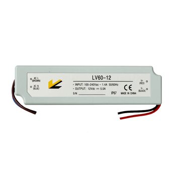 Блок питания 12V 60W IP67 71734, 73948