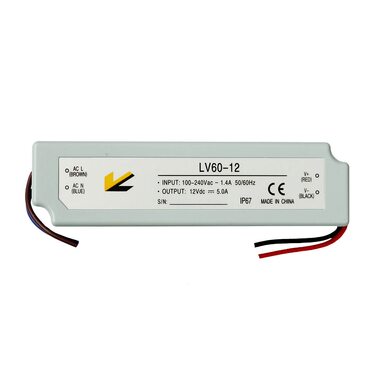 Блок питания 12V 60W IP67 71734, 73948