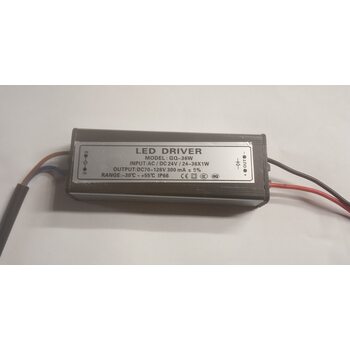 Драйвер для светодиодов герметичный 24V 300 mA 24-36W