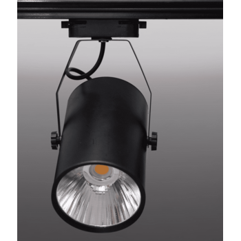 Трековый светильник 30W 220V черный корпус нейтральный свет 82931