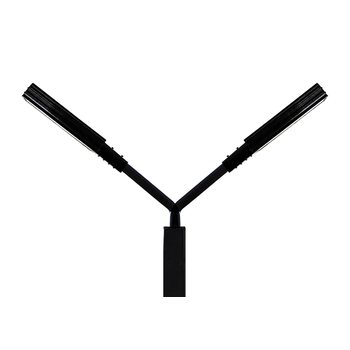 Опора для уличных светильников HTF-002 L4000 2 кронштейна 180 градусов