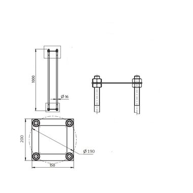 Садово-парковый светильник Парус-30 L4000 30W 220V