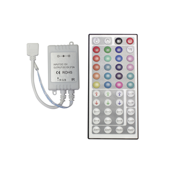 Контроллер RGB 12V 144W 12A  c большим ИК пультом 51326
