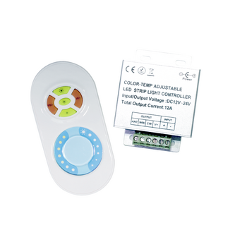 DOUBLE контроллер сенсорный для светодиодного оборудования 12/24V 144/288W RF 5 кн. 48795, 97210