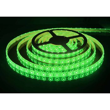 Светодиодная лента 3528 герметичная 4.8W 12V зеленый свет 75786