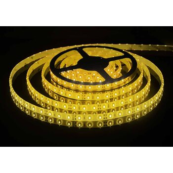 Светодиодная лента 3528 герметичная 4.8W 12V желтый свет 75712