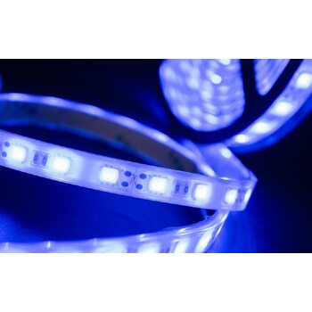 Светодиодная лента 5050 IP68 14,4W 12V синий свет 78373