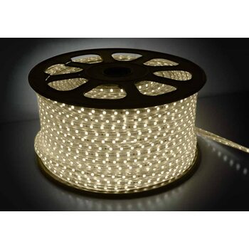 Светодиодная лента 5050 герметичная 14,4W 220V теплый свет 73669