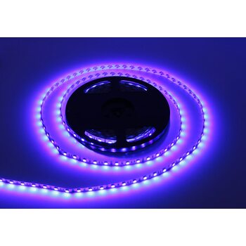 Светодиодная лента 5050 негерметичная 14.4W 12V синий свет 73597