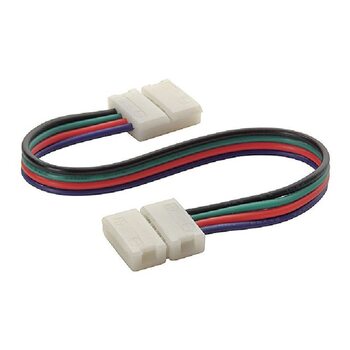 Коннектор 15см зажим-зажим 4-х конт SMD5050 RGB 45366
