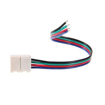 Коннектор 15см зажим-провод 4-х конт SMD5050 RGB 45321
