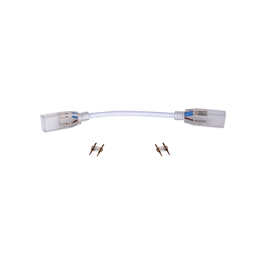 Коннектор 220V 5050 гибкий соединитель лента-лента 2-х конт 72387