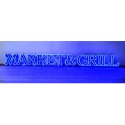 Светодиодная вывеска MARKET&GRILL 415*3665*75мм