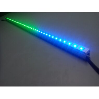 Светильник линейный заливной L1000 12W 24V IP65 на светодиодах OSRAM (Германия) RGB DMX