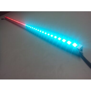 Светильник линейный заливной L1000 12W 24V IP65 на светодиодах OSRAM (Германия) RGB DMX