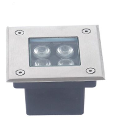 Светильник встраиваемый 105*105 4W 12V IP65 на светодиодах OSRAM (Германия)