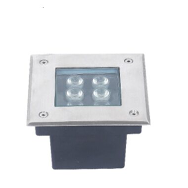 Светильник встраиваемый 120*120 6W 24V IP65 на светодиодах OSRAM (Германия)