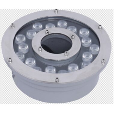 Светодиодный светильник подводный D200 18W 24V IP68 на светодиодах OSRAM (Германия) RGB
