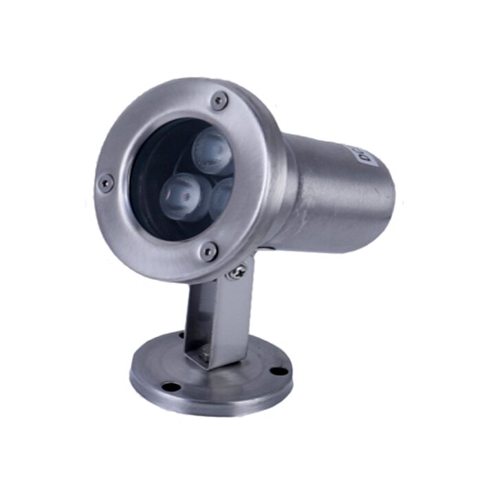 Светодиодный светильник подводный D82 3W 12V IP68 на светодиодах OSRAM (Германия) RGB
