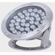 Светодиодный светильник подводный D230 36W 24V IP68 на светодиодах OSRAM (Германия) RGB