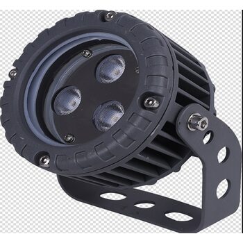 Светодиодный прожектор ландшафтный 3W 220V IP65 на светодиодах OSRAM (Германия) RGB