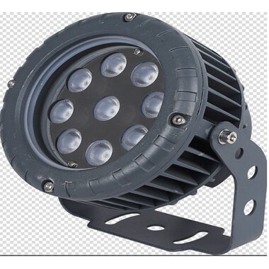 Светодиодный прожектор ландшафтный 9W 220V IP65 на светодиодах OSRAM (Германия) RGB DMX