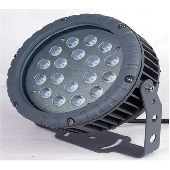 Светодиодный прожектор ландшафтный 18W 220V IP65 на светодиодах OSRAM (Германия) RGB DMX