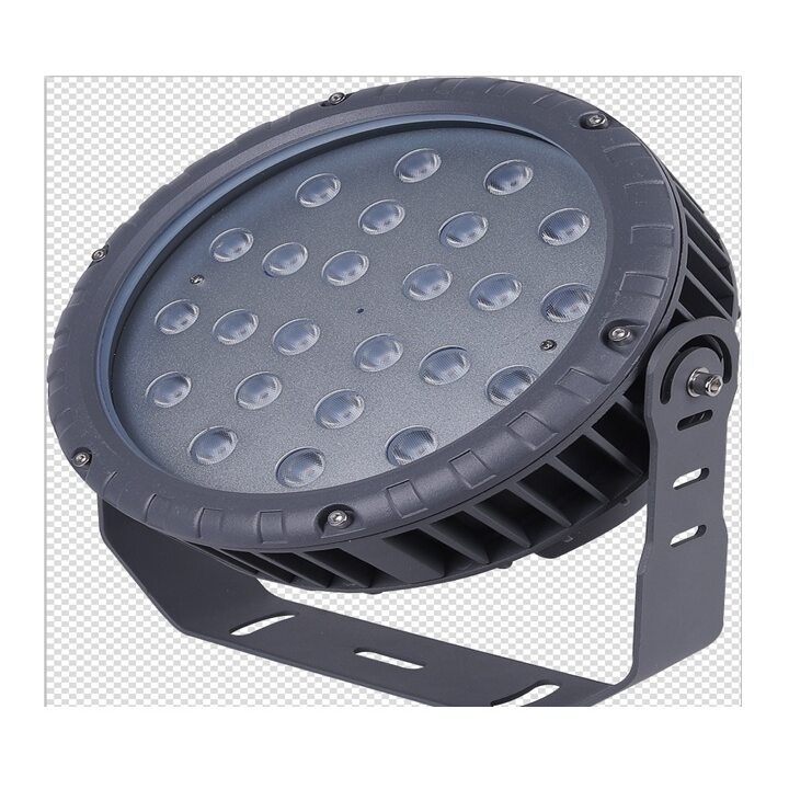 Светодиодный прожектор ландшафтный 36W 220V IP65 на светодиодах OSRAM (Германия) RGB
