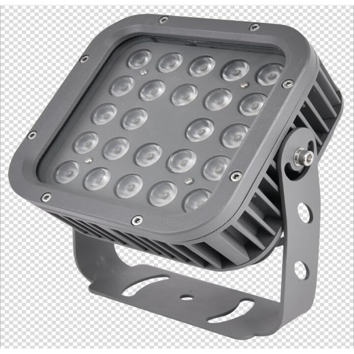 Светодиодный светильник лучевой 160*160 24W 220V IP65 на светодиодах OSRAM (Германия) RGB