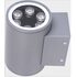 Светодиодный светильник двусторонний D90 2*6W 220V IP65 на светодиодах OSRAM (Германия)