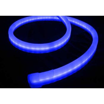 Светодиодный гибкий неон 8W 220V синий свет 48569