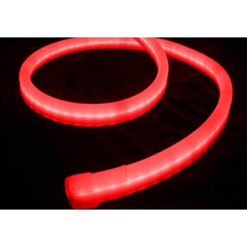 Светодиодный гибкий неон 8W 220V красный свет 48572