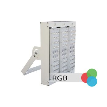 Прожектор архитектурный заливной 210W 24V IP66 на светодиодах OSRAM (Германия) RGB