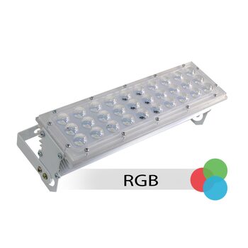 Прожектор архитектурный заливной 70W 24V IP66 на светодиодах OSRAM (Германия) RGB