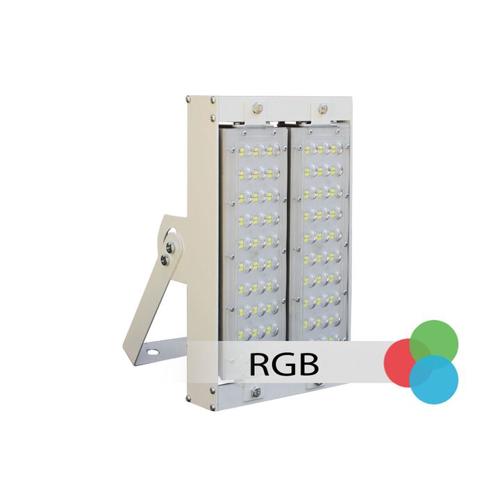 Прожектор архитектурный заливной 140W 24V IP66 на светодиодах OSRAM (Германия) RGB
