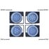 Светильник односторонний лучевой D100 18W 24V IP65 10,25,45,60° на светодиодах CREE (США) RGB