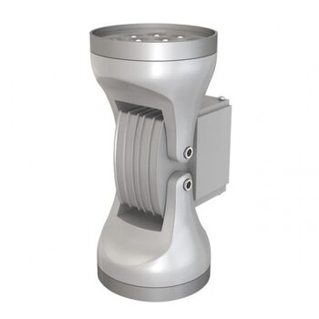 Светильник двухсторонний поворотный заливной D100 2*18W 24V IP65 на светодиодах CREE (США) RGB