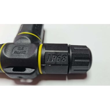 Т образный кабельный разъём 4x2.5мм IP68