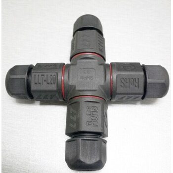 Х образный кабельный разъём L20 4x2.5мм IP67