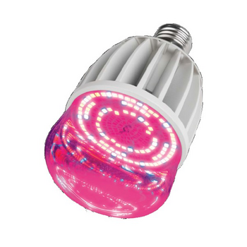 Лампа светодиодная для растений M80 E27 20W прозрач. 146x80 IP54 LED-M80-20W 878091