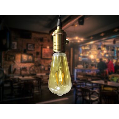Светодиодный ретросветильник D30 SIMPLE GOLD SWITCH