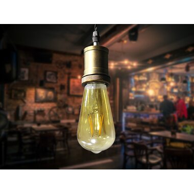 Светодиодный ретросветильник D45 SIMPLE GOLD