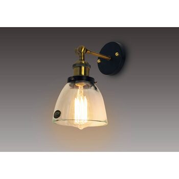 Ретро бра E27 LOFT №12 D134 GLASS