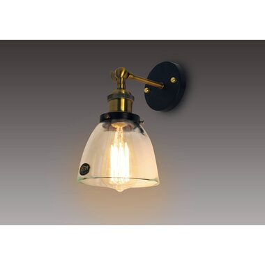 Ретро бра E27 LOFT №12 D134 GLASS