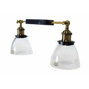 Ретро люстра 2хE27 LOFT №12 D134 GLASS